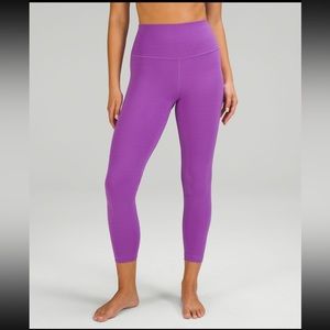 Lululemon Align High-Rise Pant 25”, Color: Vintage Plum, Size: 6